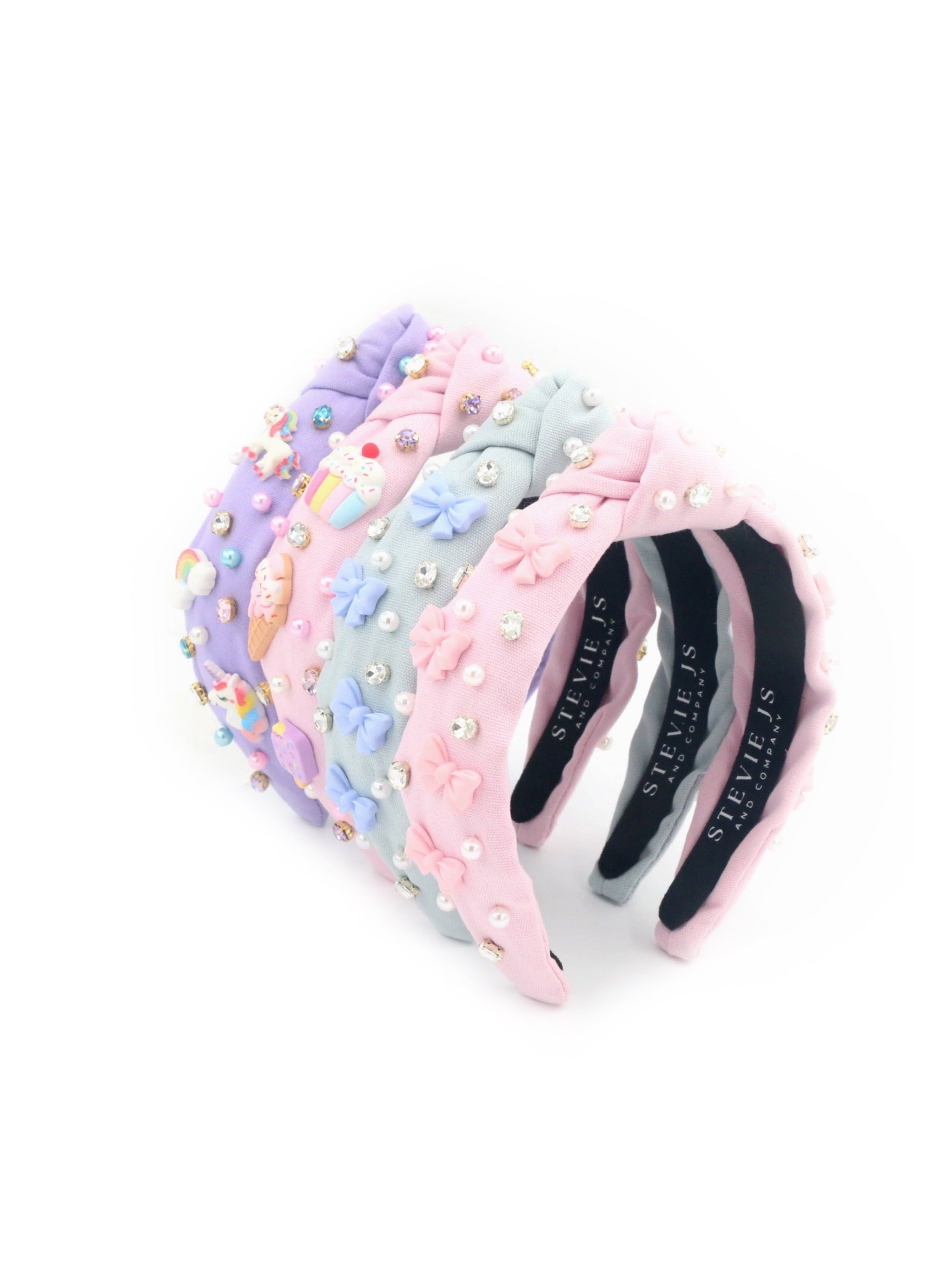 knotted headbands stevie js new unicorns rainbows bows cupcakes