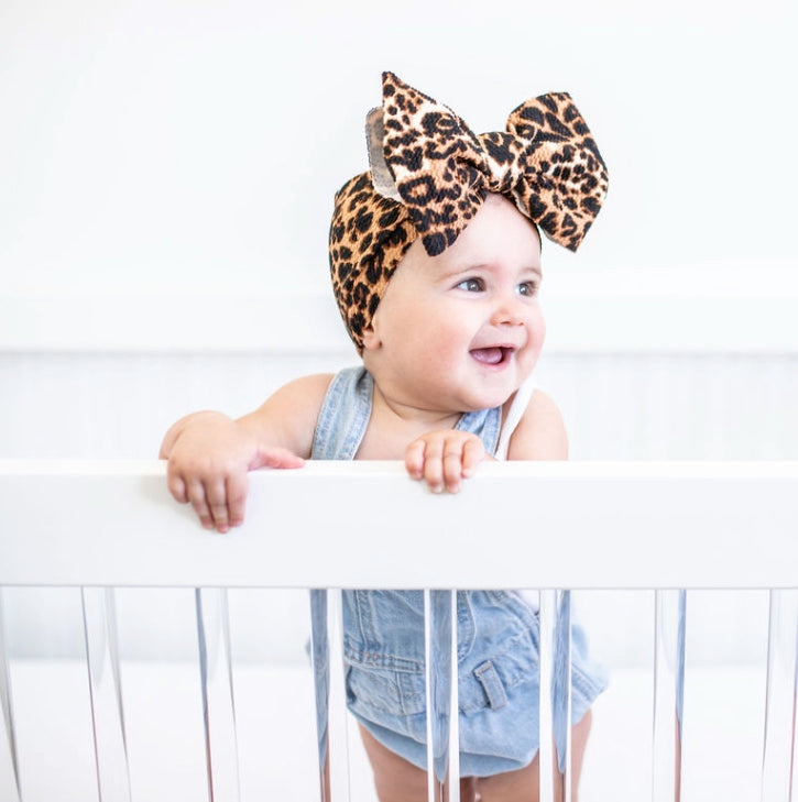 leopard "chandler" headwrap Stretch Wrap Stevie J's