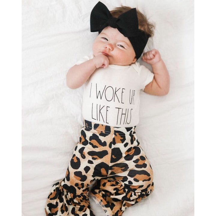 black "chandler" newborn headwrap Newborn Stevie J's