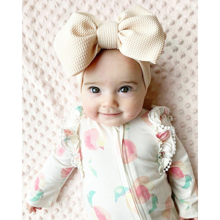 champagne "chandler" newborn headwrap Newborn Stevie J's & Co.