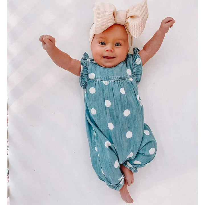 champagne "chandler" newborn headwrap Newborn Stevie J's & Co.
