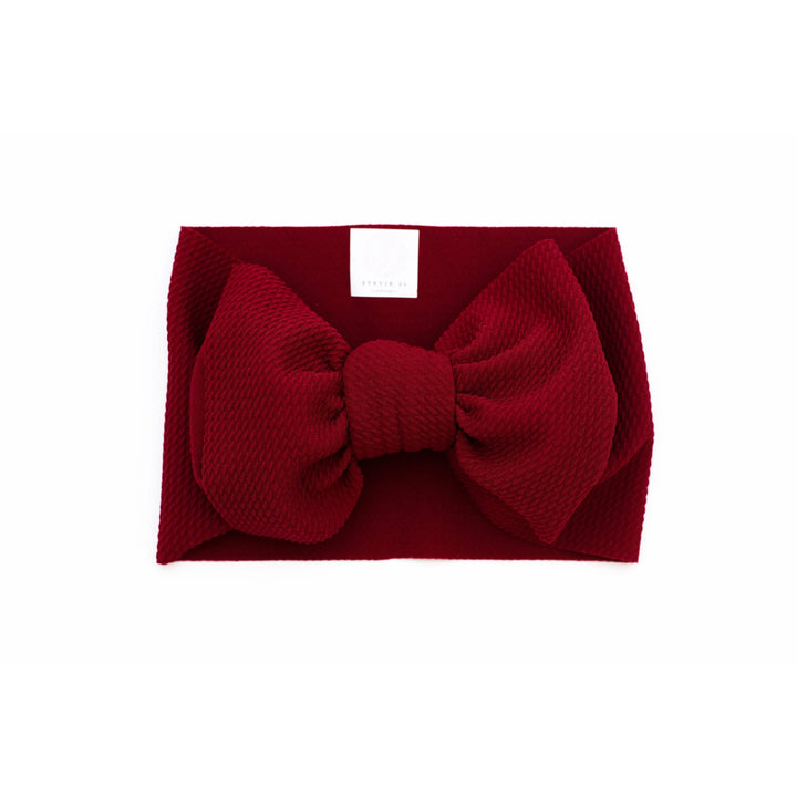deep red "chandler" headwrap Toddler & Baby Stevie J's & Co.