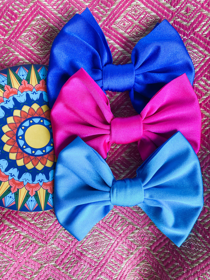 "seaside" blue swim bow  StevieJs