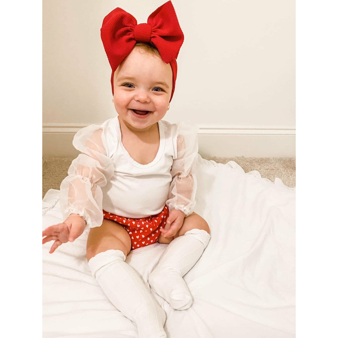 deep red "chandler" headwrap Toddler & Baby Stevie J's & Co.