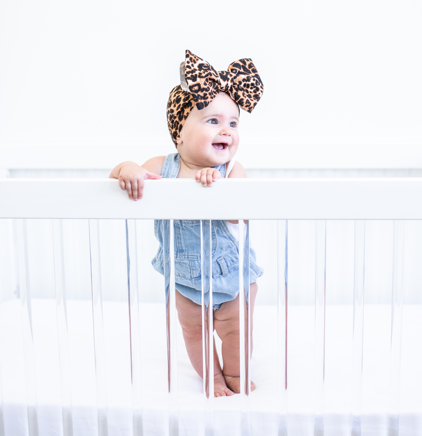 leopard toddler stevie js original bow headwrap baby accessory