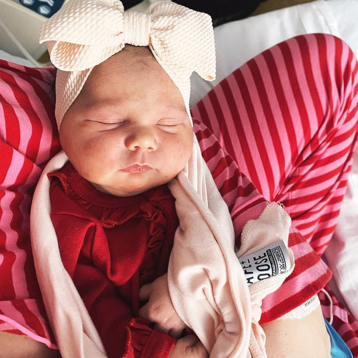 champagne "chandler" newborn headwrap Newborn Stevie J's & Co.