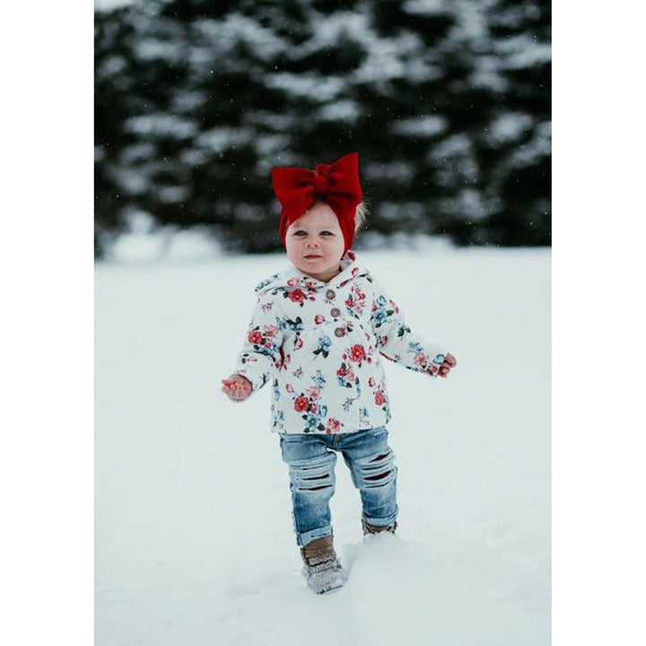 deep red "chandler" headwrap Toddler & Baby Stevie J's & Co.