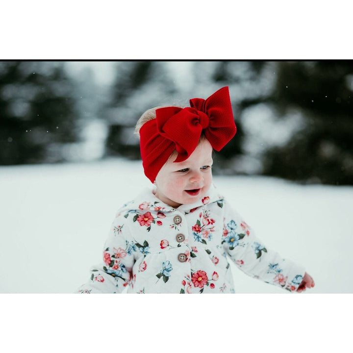 deep red "chandler" headwrap Toddler & Baby Stevie J's & Co. Baby