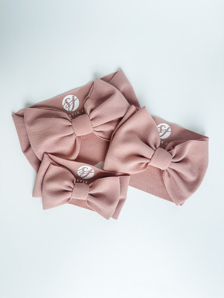 antique pink "julia" headwrap headwrap Stevie J's