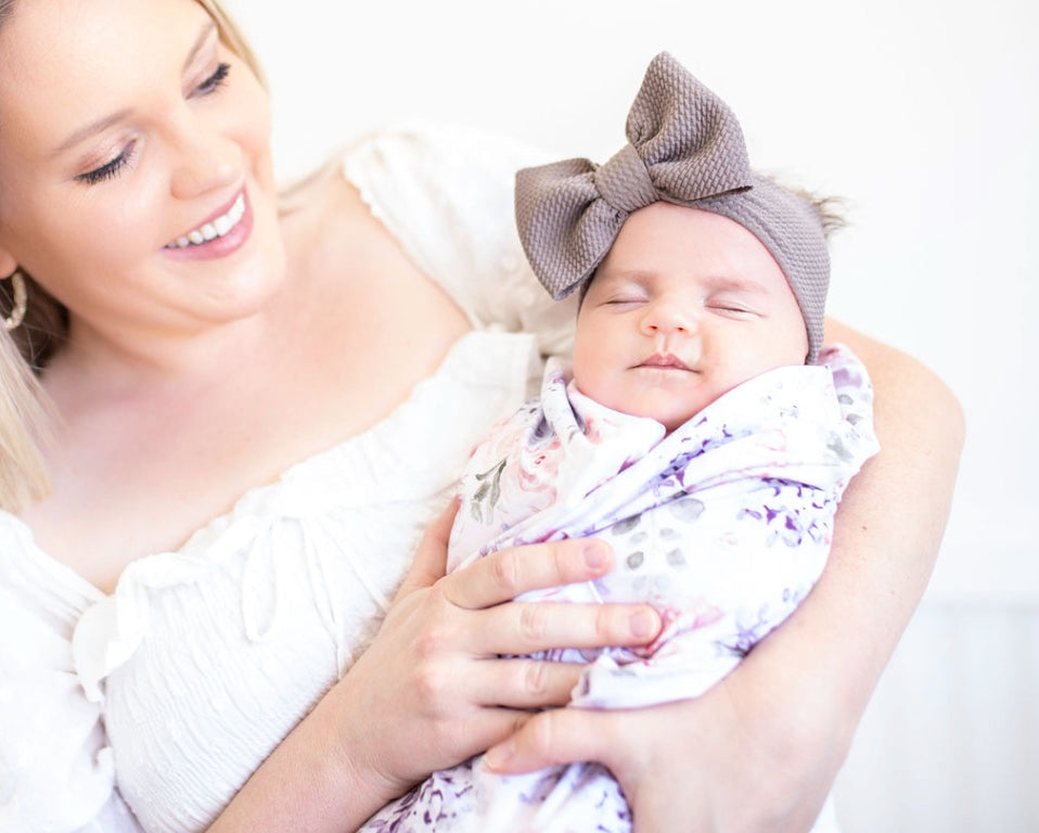 taupe "chandler" newborn headwrap Newborn Stevie J's