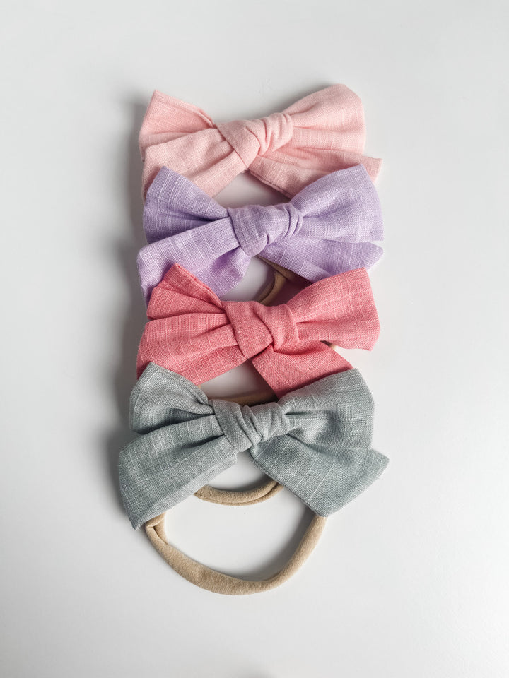 BUNDLE: bubblegum, iris, blossom, & mist "little linen"  StevieJs