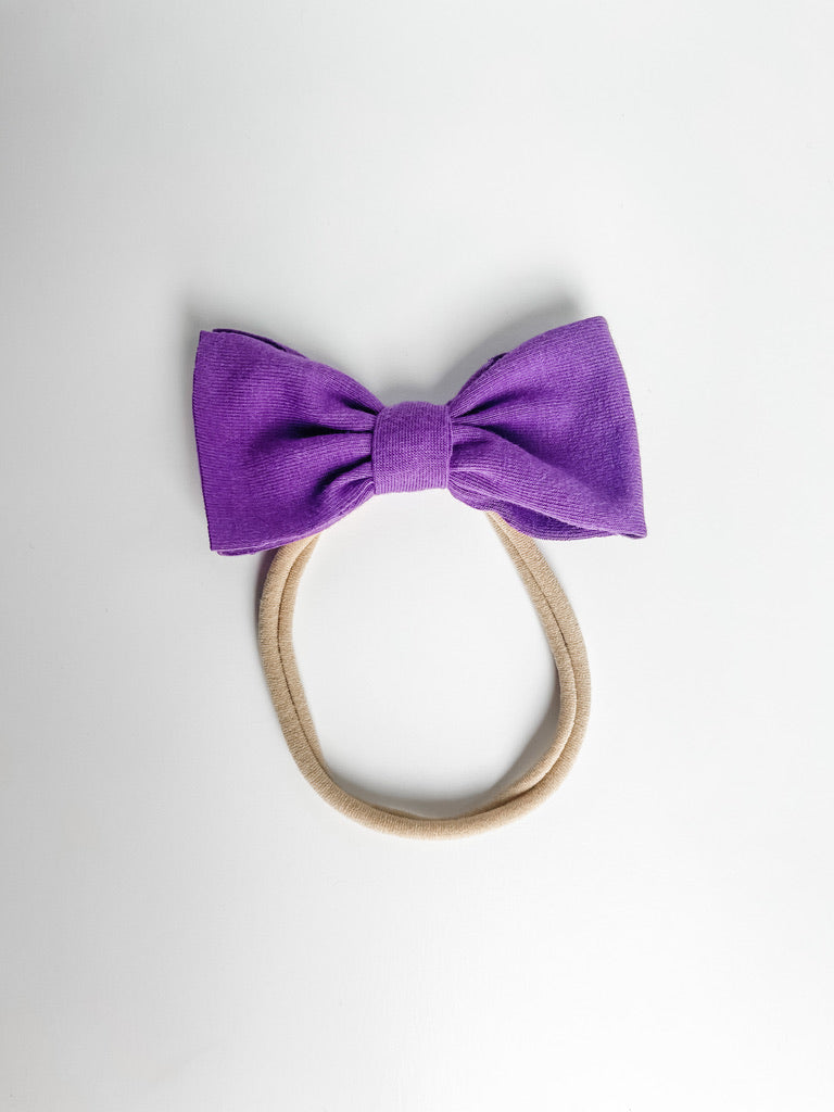 grape "comfort" mini bow on nylon StevieJs