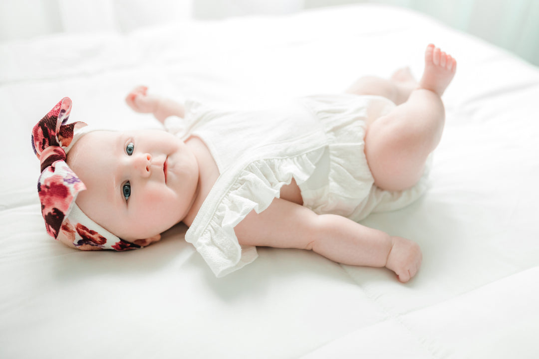 french floral "julia" newborn headwrap Newborn Stevie J's