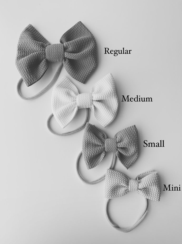 dark rose “chandler" bow on nylon bow on nylon Stevie J's