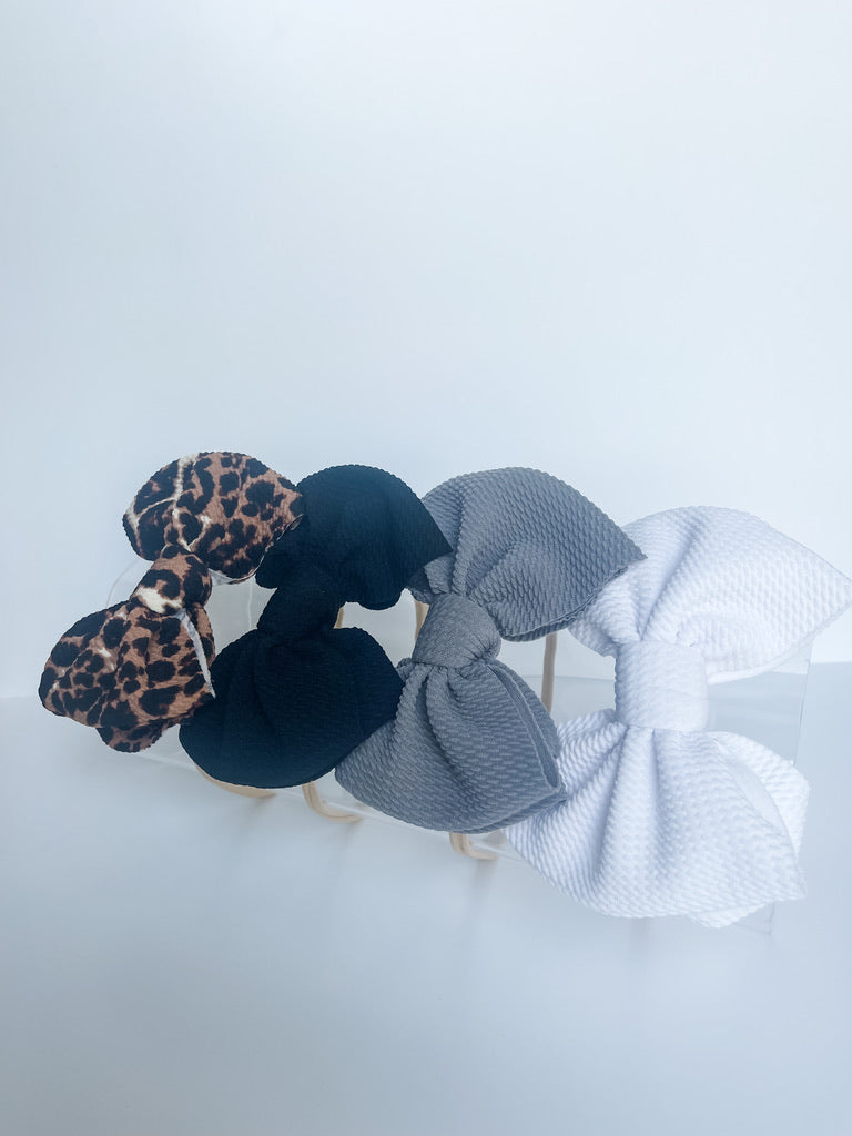 Leopard, Black, Gray, & White "Chandler" Regular BUNDLE (4) StevieJs
