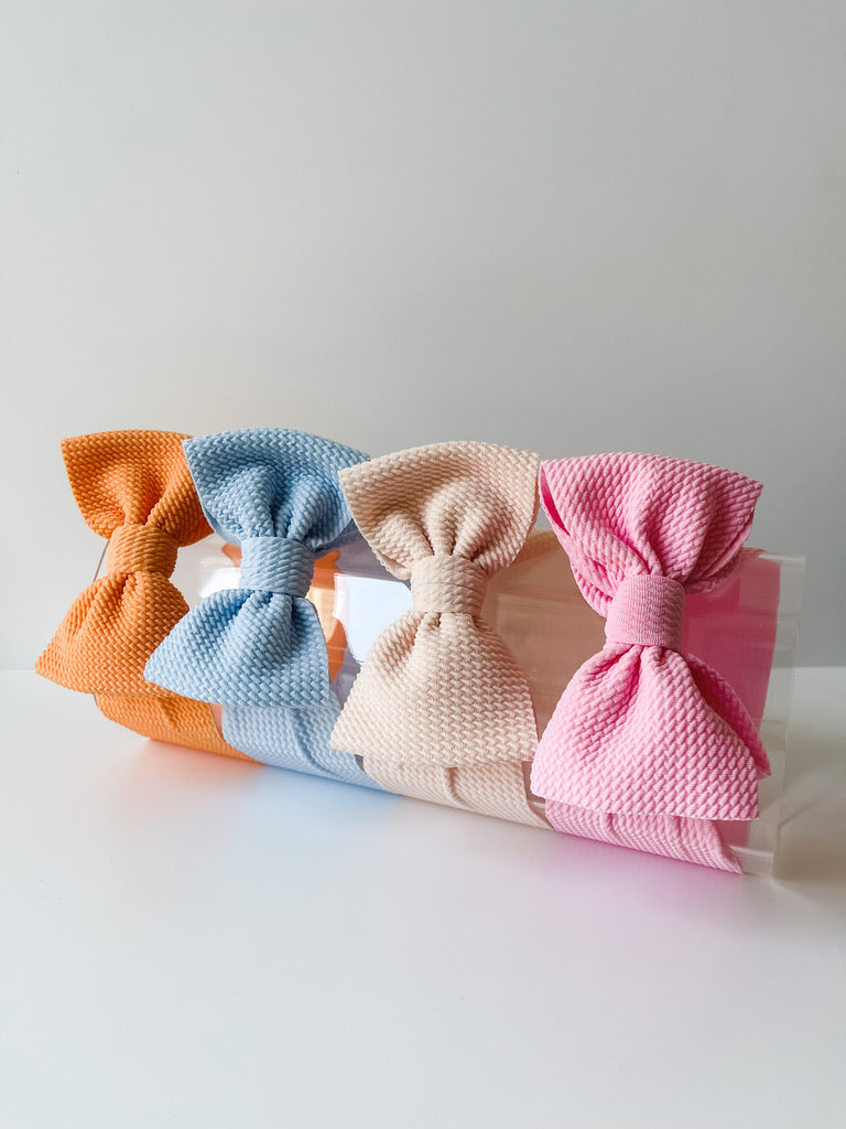 Orange Marmalade, Baby blue, Champagne, & Ballerina “Chandler” NEWBORN Bundle (4) StevieJs
