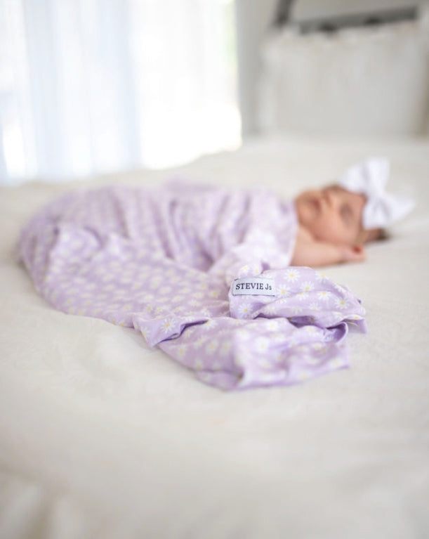 Purple Daisy Swaddle  StevieJs