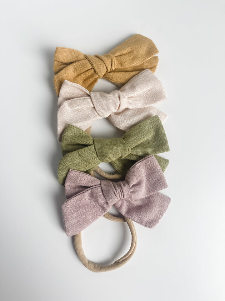 BUNDLE: honey, sand, olive, & thistle "little linen"  StevieJs