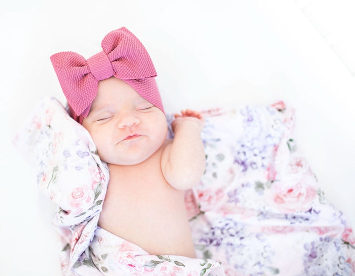 dark rose "chandler" newborn headwrap Newborn Stevie J's