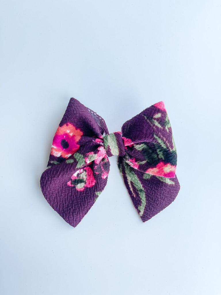 burgundy floral "julia" small sailor StevieJs