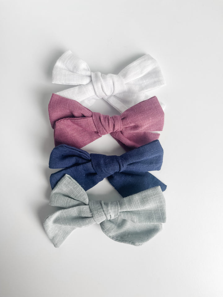 BUNDLE: cotton, amethyst, denim, & mist "little linen"  StevieJs