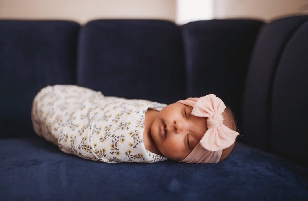 peach blossom "nylon knot" headwrap StevieJs