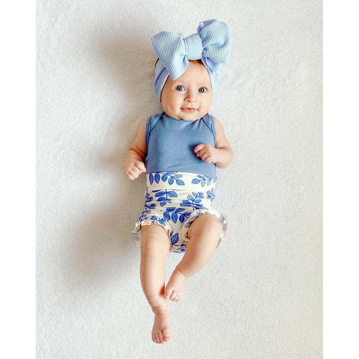 baby blue "chandler" headwrap Stretch Wrap Stevie J's