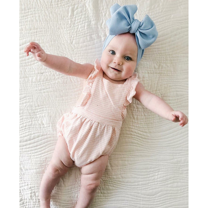baby blue "chandler" headwrap Stretch Wrap Stevie J's