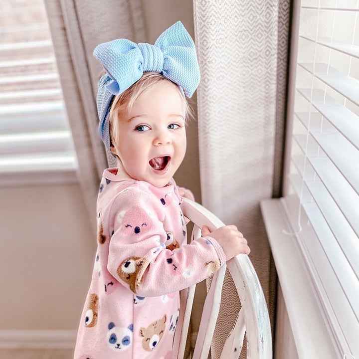 baby blue "chandler" headwrap Stretch Wrap Stevie J's