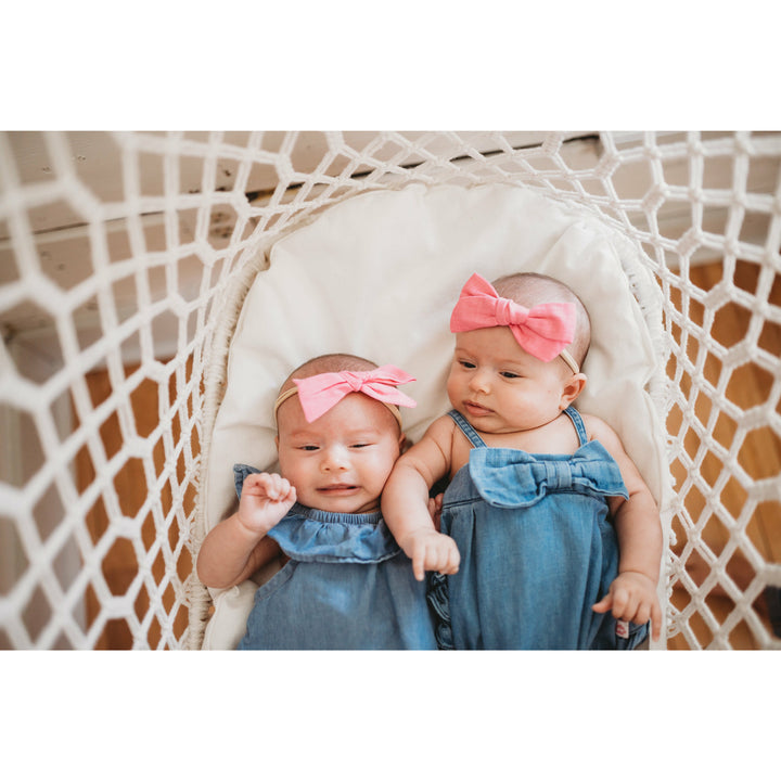 blossom “little linen” bow  StevieJs