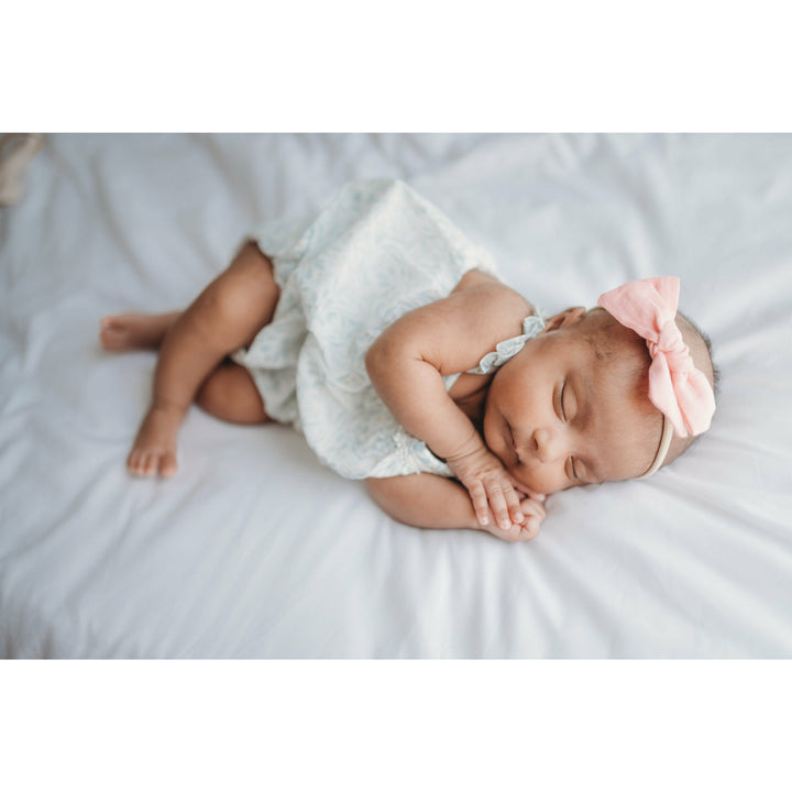 bubblegum “little linen” bow  StevieJs