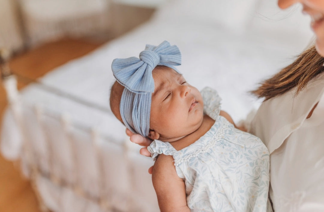 baby blue "ribbed" headwrap StevieJs