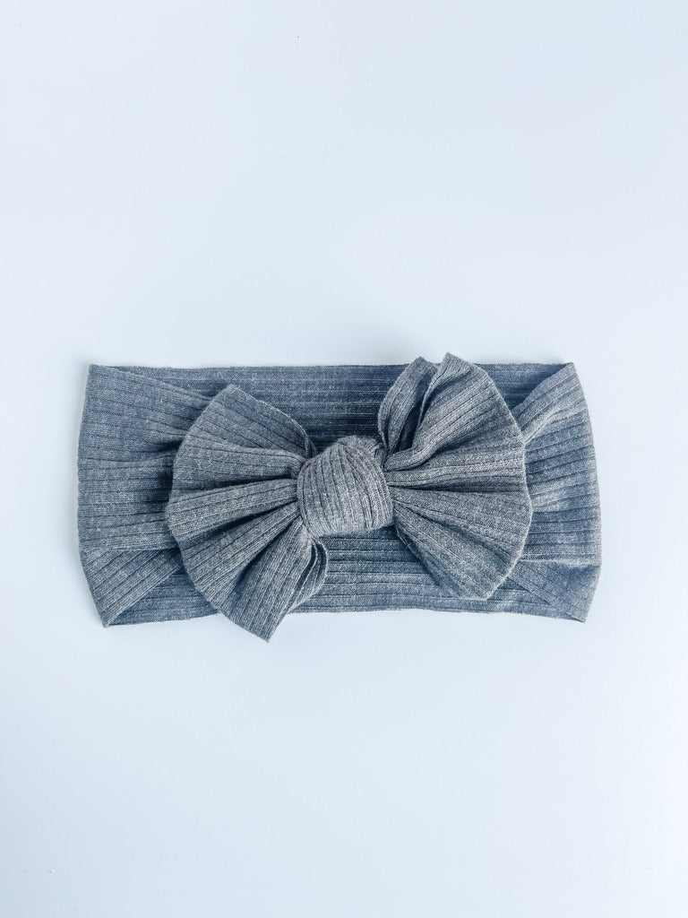 dark gray "ribbed" headwrap StevieJs