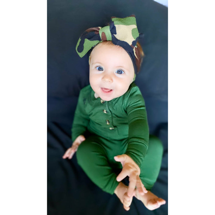 camo "julia" newborn headwrap Newborn Stevie J's