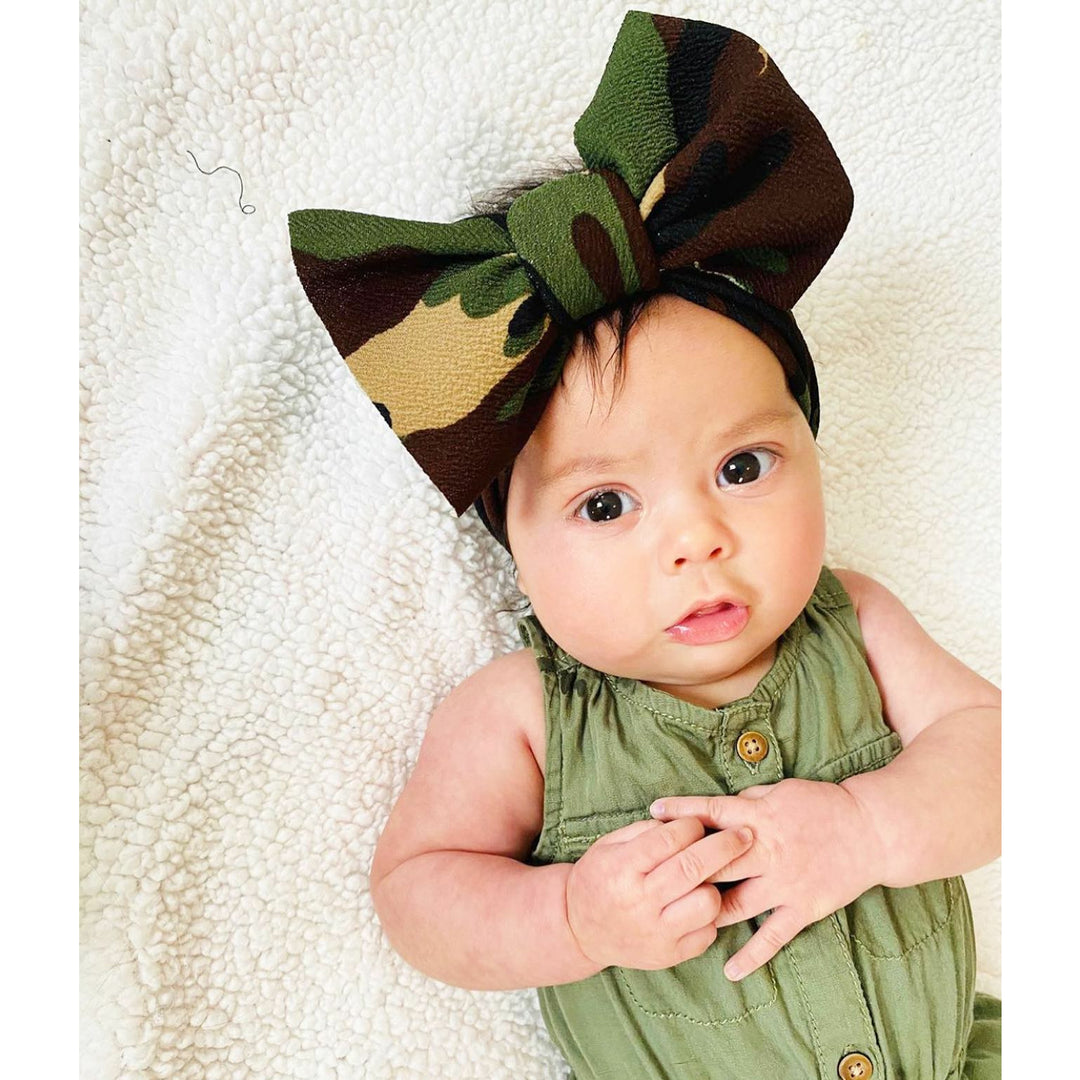 camo “julia” headwrap Stretch Wrap Stevie J's