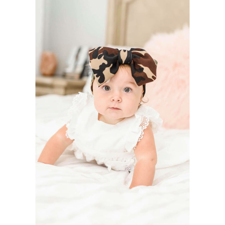 camo "julia" newborn headwrap Newborn Stevie J's