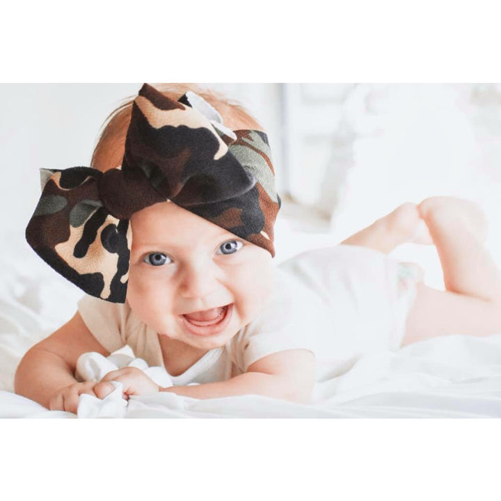camo “julia” headwrap Stretch Wrap Stevie J's