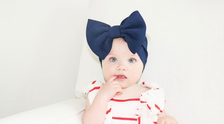navy "chandler" headwrap Stretch Wrap Stevie J's