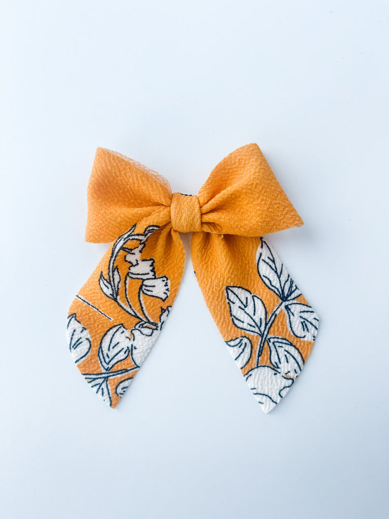 mustard floral "julia" medium sailor StevieJs