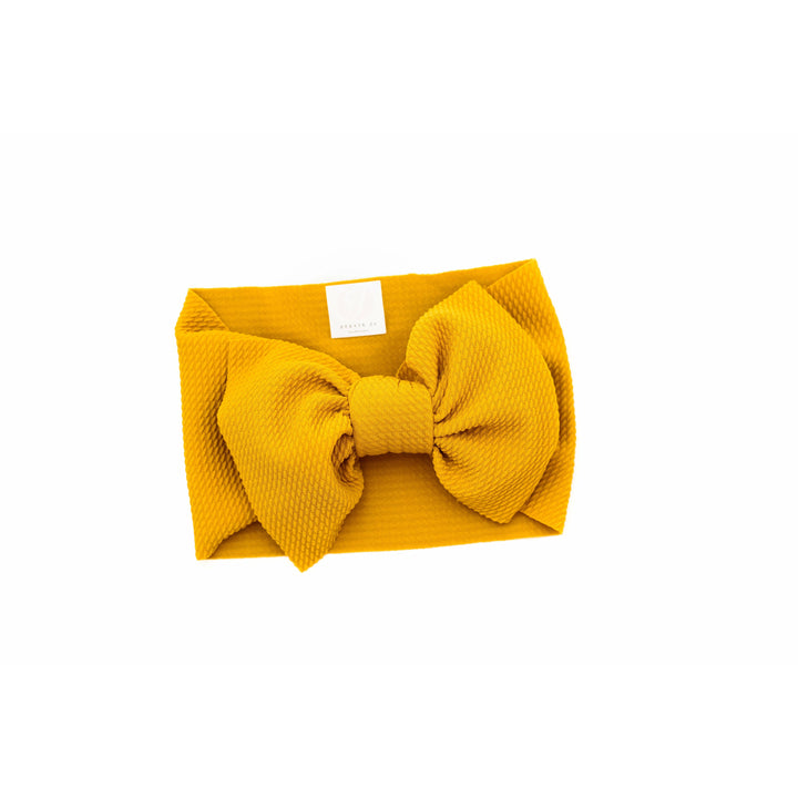 mustard "chandler" headwrap Stretch Wrap Stevie J's