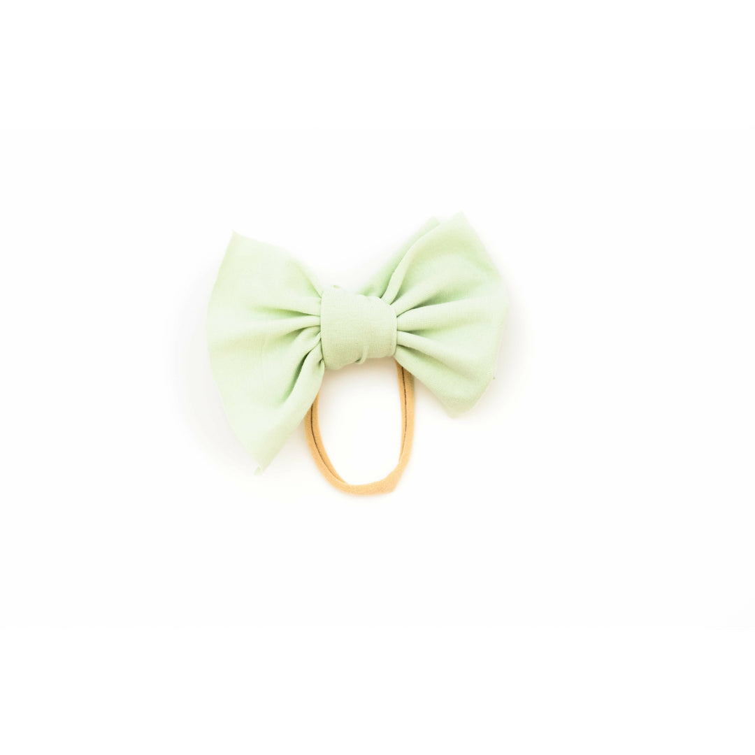 pistachio "comfort" bow on nylon bow on nylon Stevie J's
