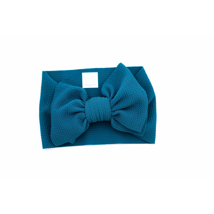 teal "chandler" headwrap Headwrap toddler & baby Stevie J's