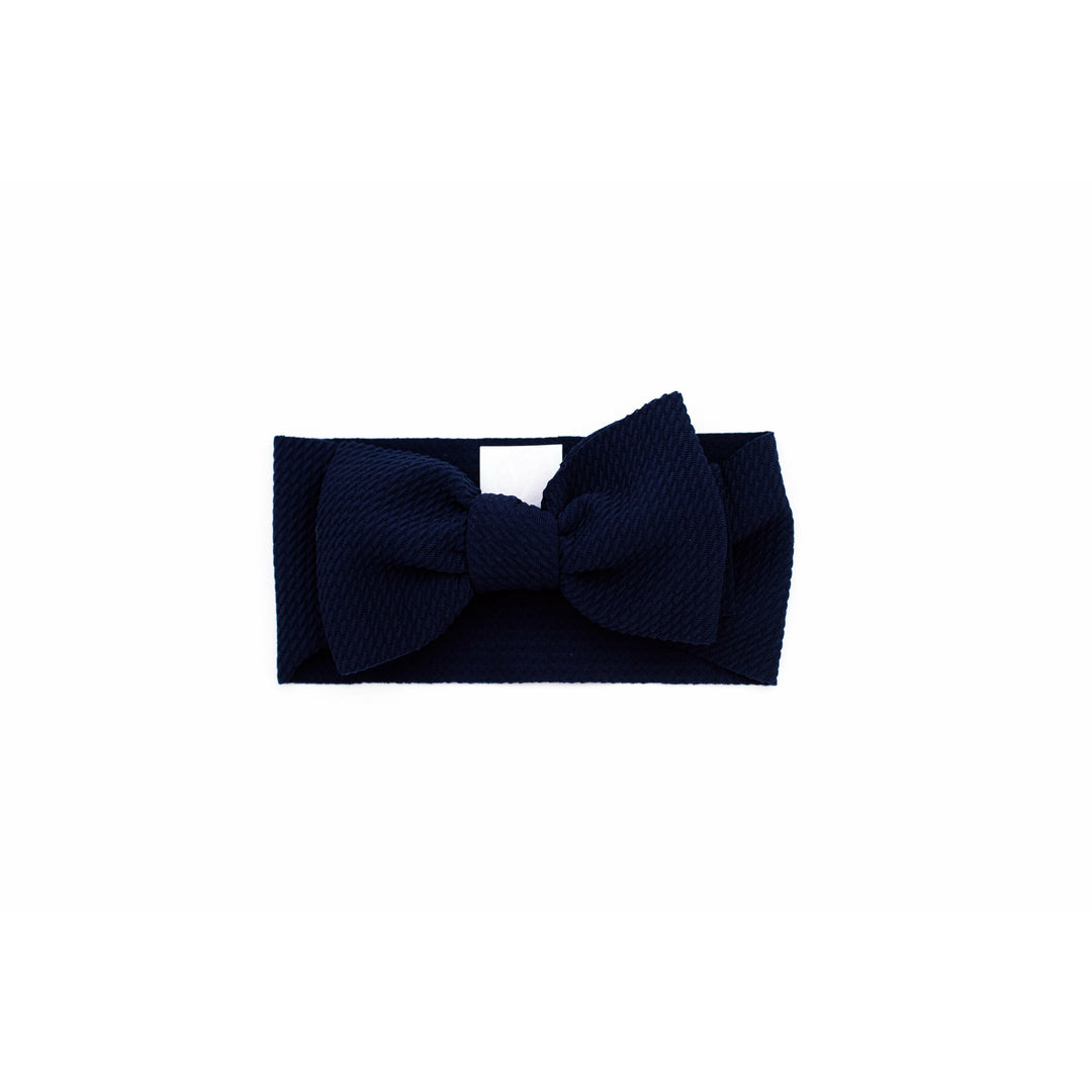navy "chandler" newborn headwrap Newborn Stevie J's