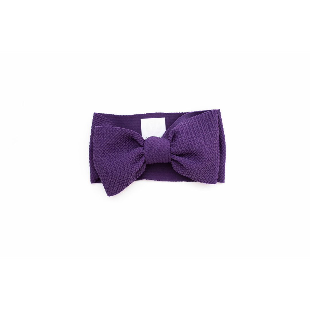 purple “chandler" newborn headwrap Newborn Stevie J's