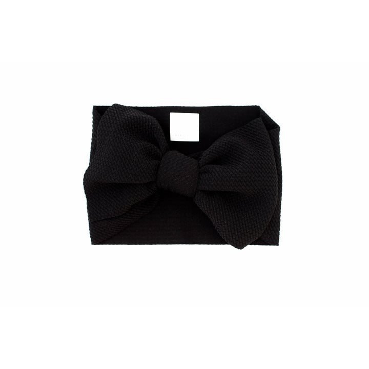 black "chandler" headwrap Stretch Wrap Stevie J's