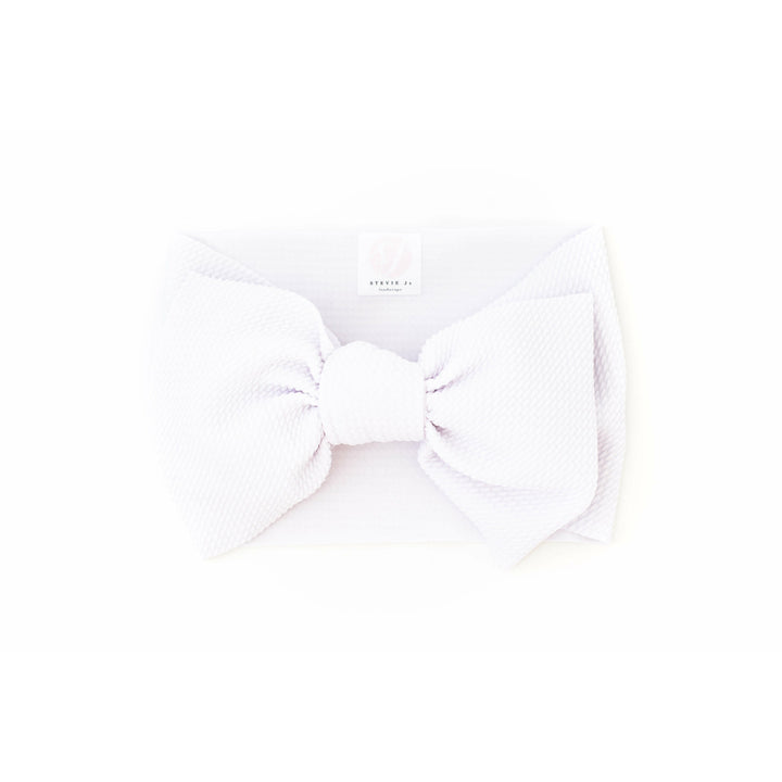 white "chandler" headwrap headwrap Stevie J's