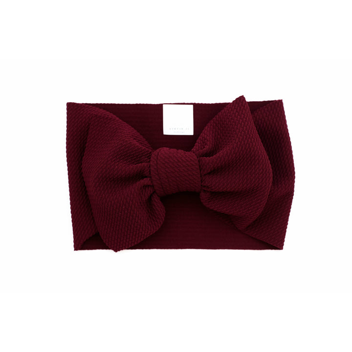 maroon "chandler" headwrap Stretch Wrap Stevie J's