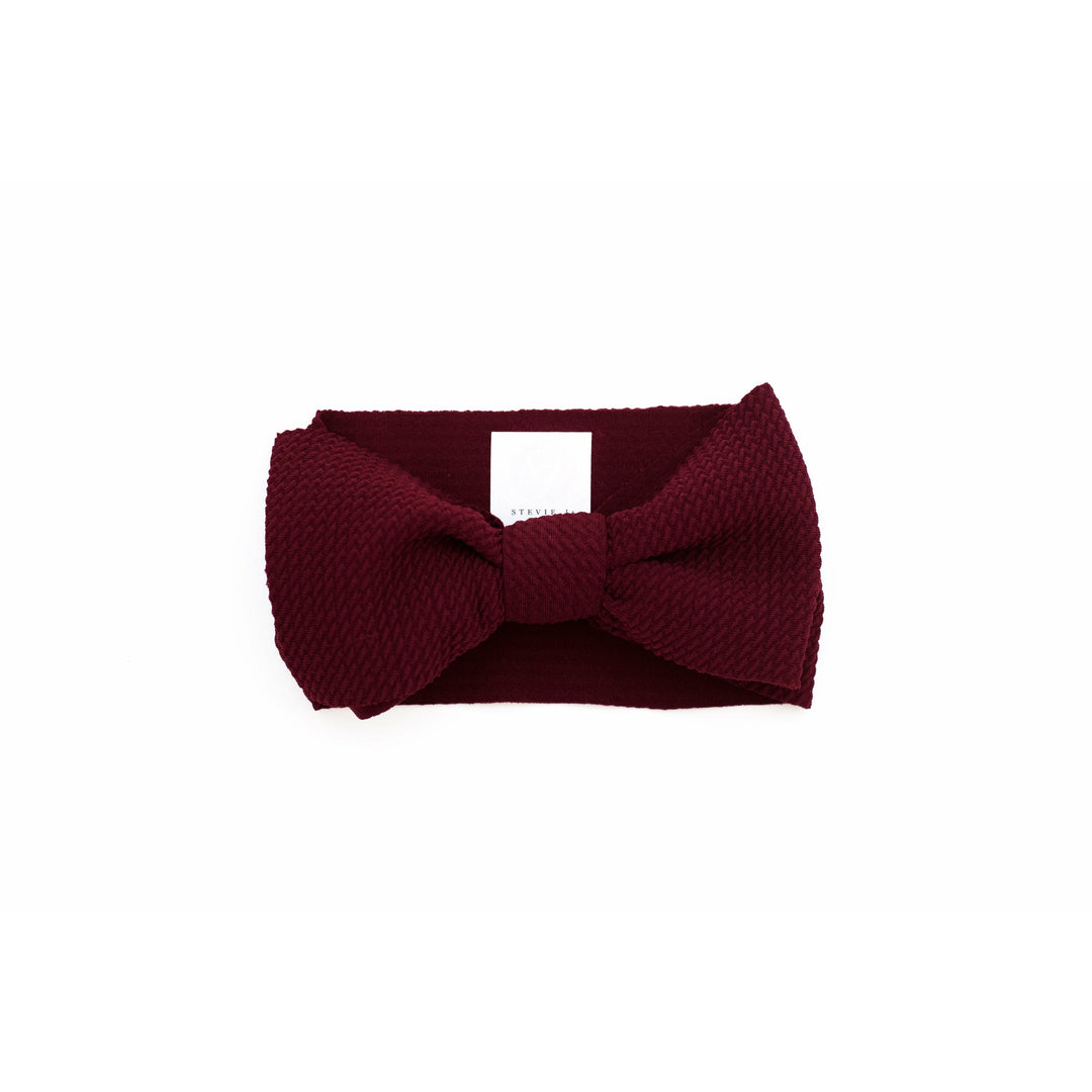 maroon "chandler" newborn headwrap Newborn Stevie J's
