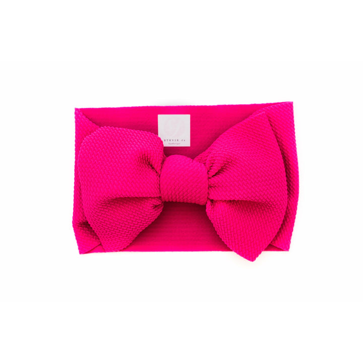 hot pink "chandler" headwrap Stretch Wrap Stevie J's