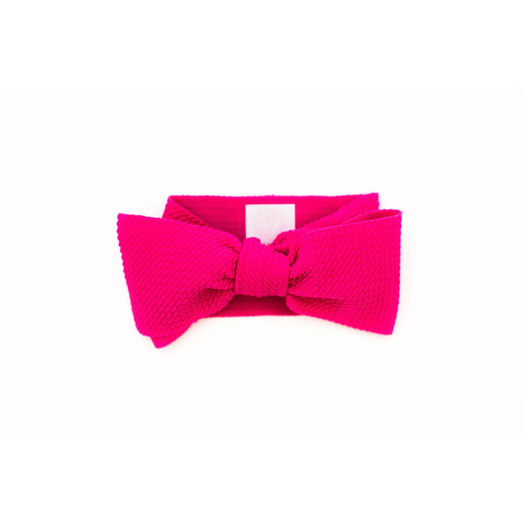hot pink "chandler" newborn headwrap Newborn Stevie J's